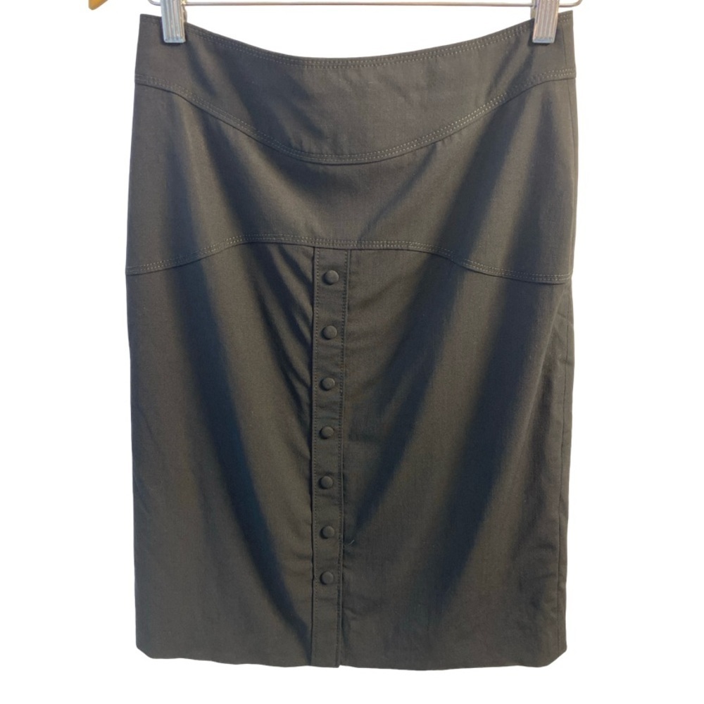 Zac Posen Black Pencil Skirt Pinup Feminine Size 8